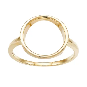 gold circle ring